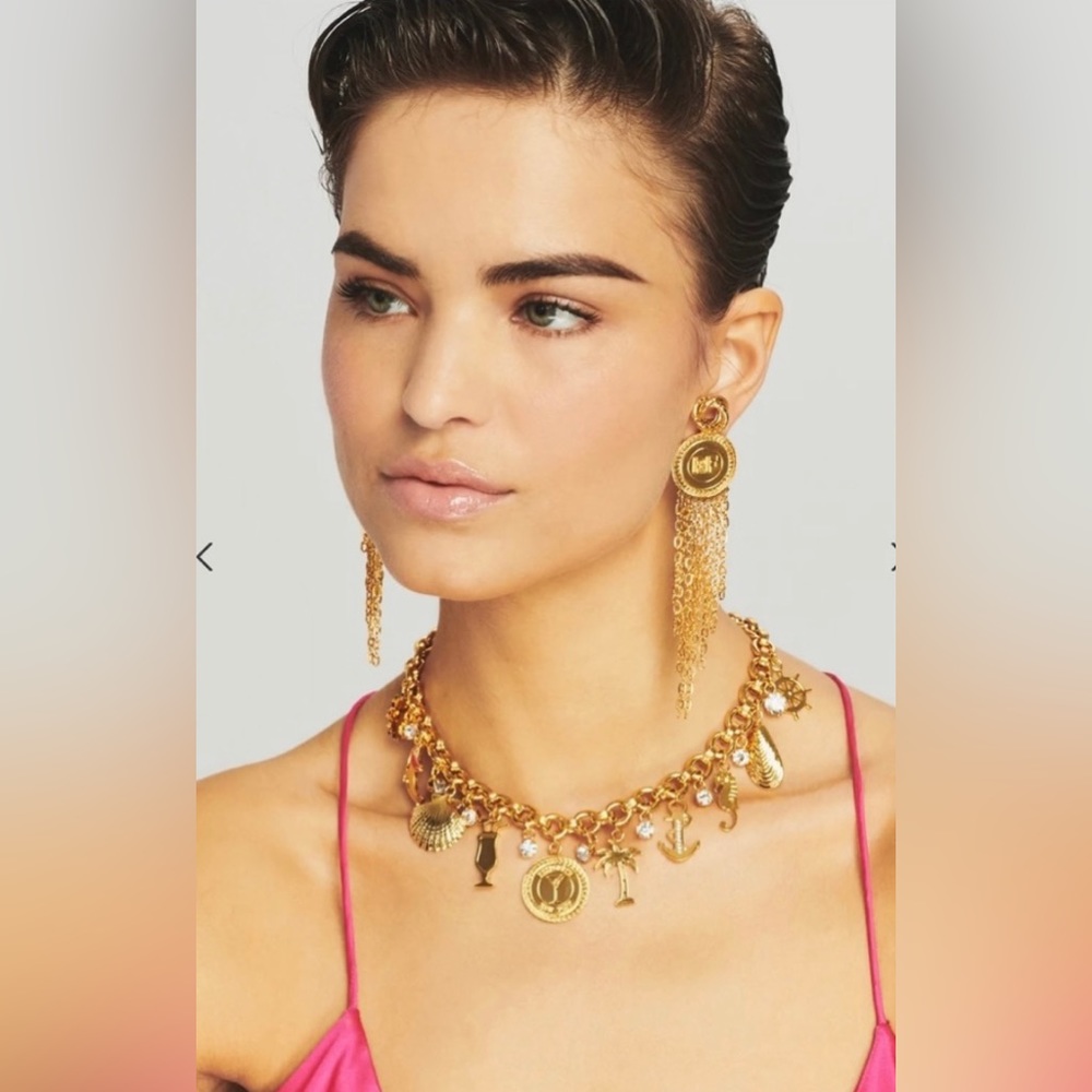 Retrofete Neri Necklace and Tia Earrings Set